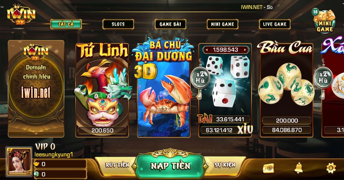 Cổng game bài đổi thưởng Iwin Club